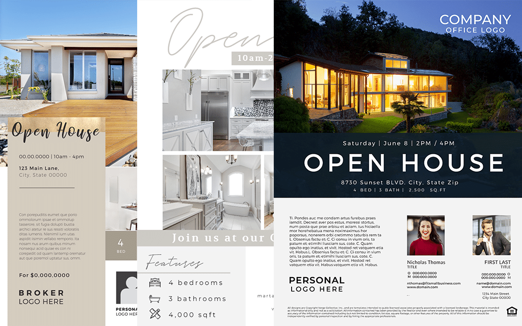 16 Open House Flyer Templates that Get Leads (Free & Paid Examples)