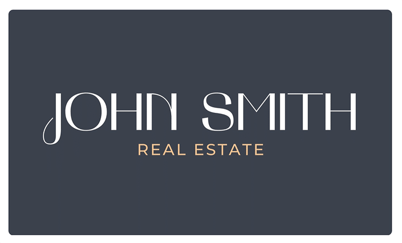 Canva Pro real estate business cards templates