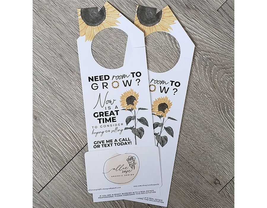 "Need room to grow?" door hangers