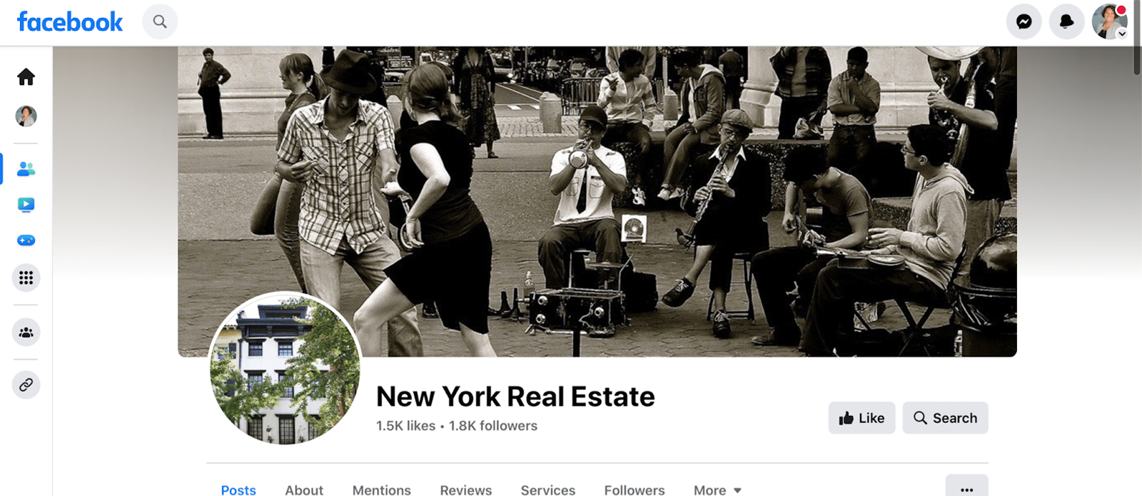 New York real estate Facebook page