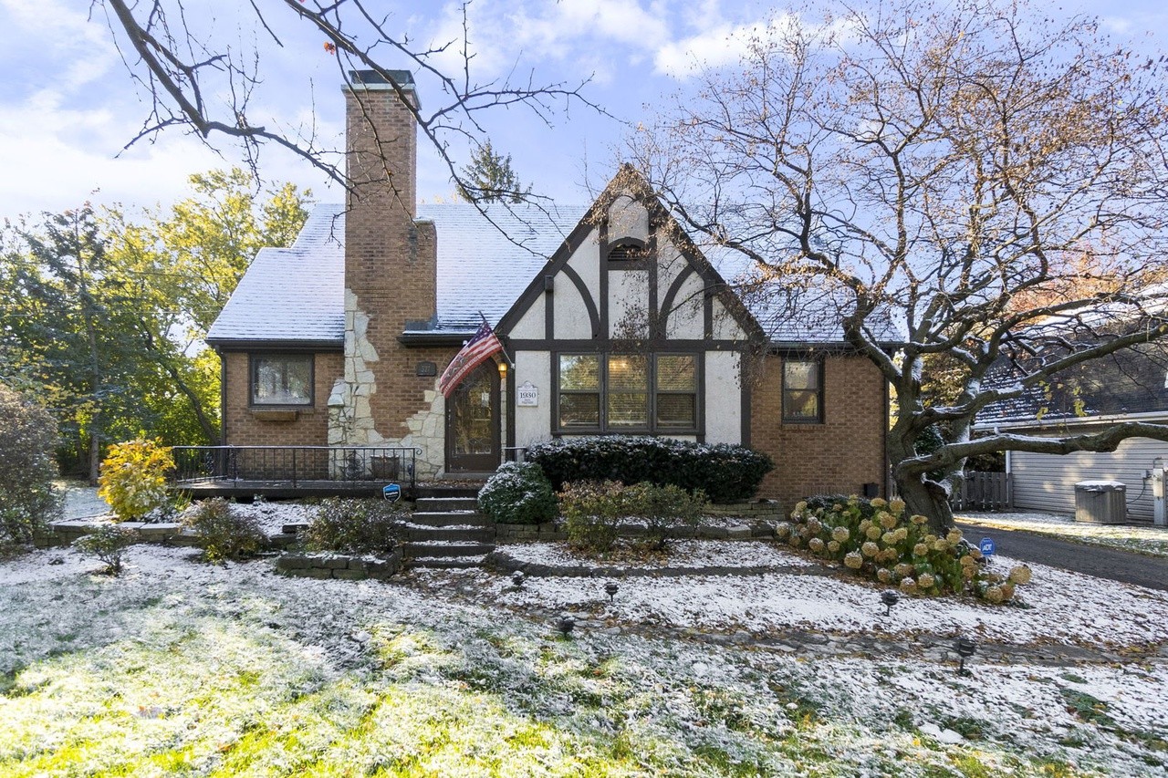 Exterior of a Tudor house